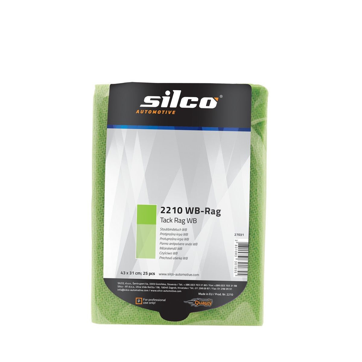Silco 2210 WB-Rag Antistaubtuch Staubbindetuch 25 Stück